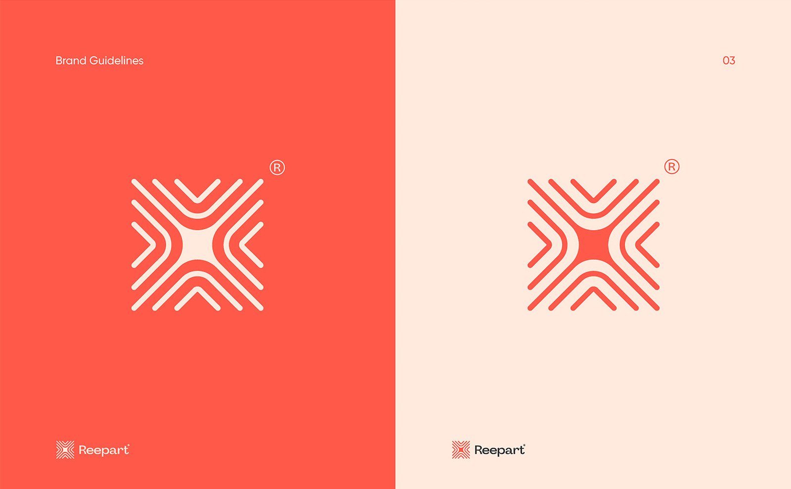 Reepart Brand Guidelines detail – Zahir Abbas