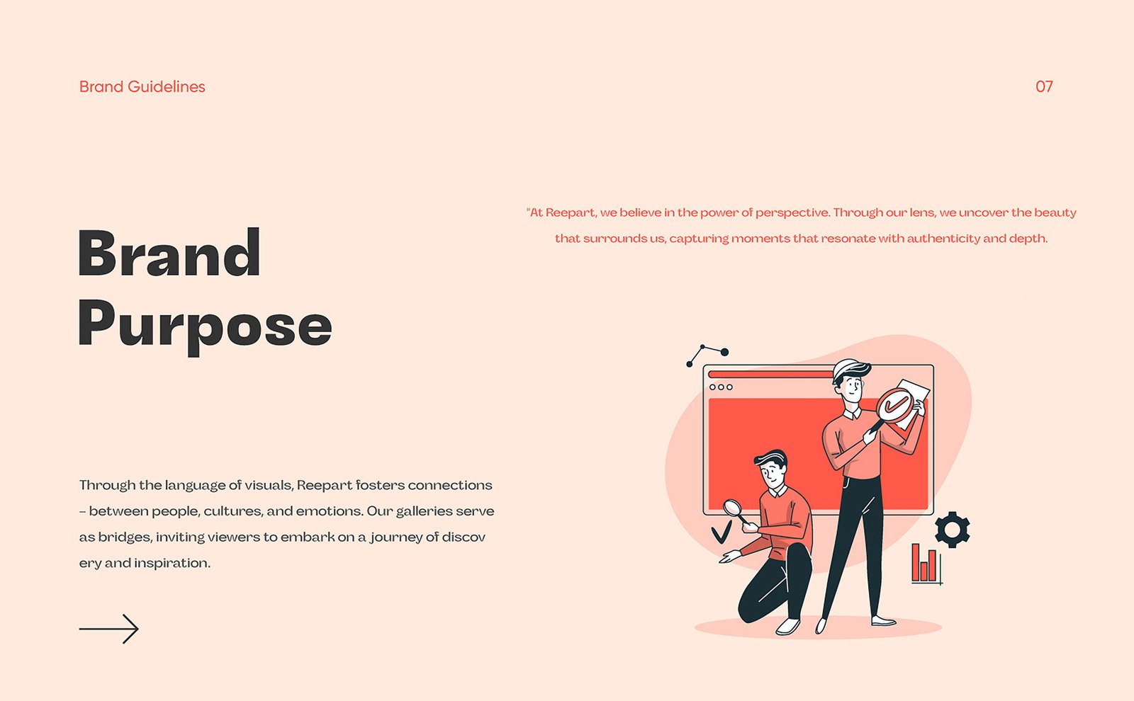 Reepart Brand Guidelines detail – Zahir Abbas