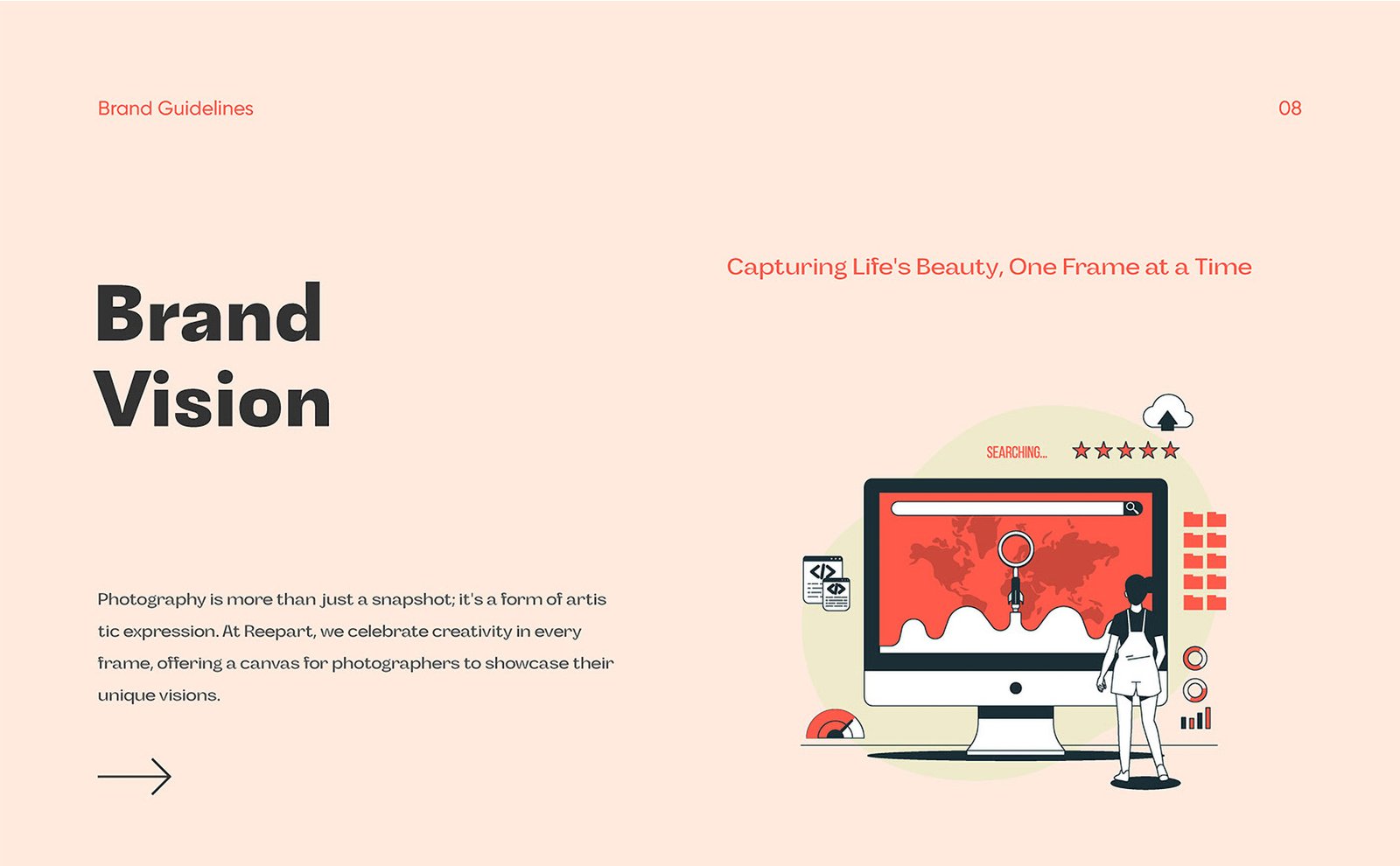 Reepart Brand Guidelines detail – Zahir Abbas