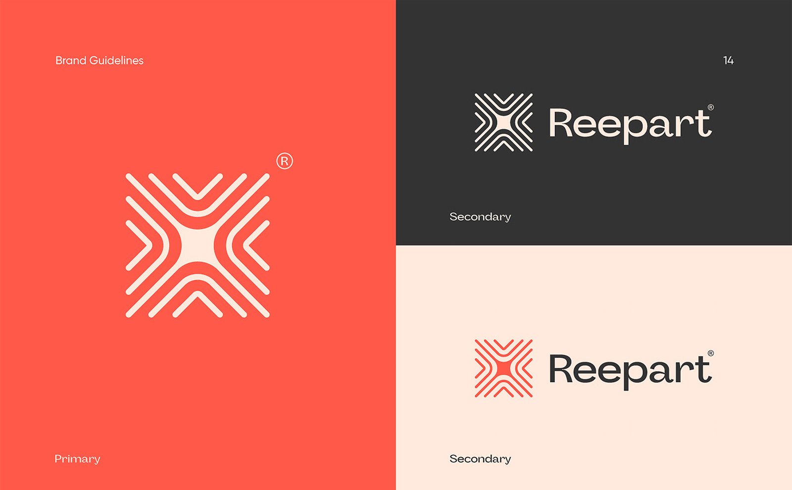 Reepart Brand Guidelines detail – Zahir Abbas