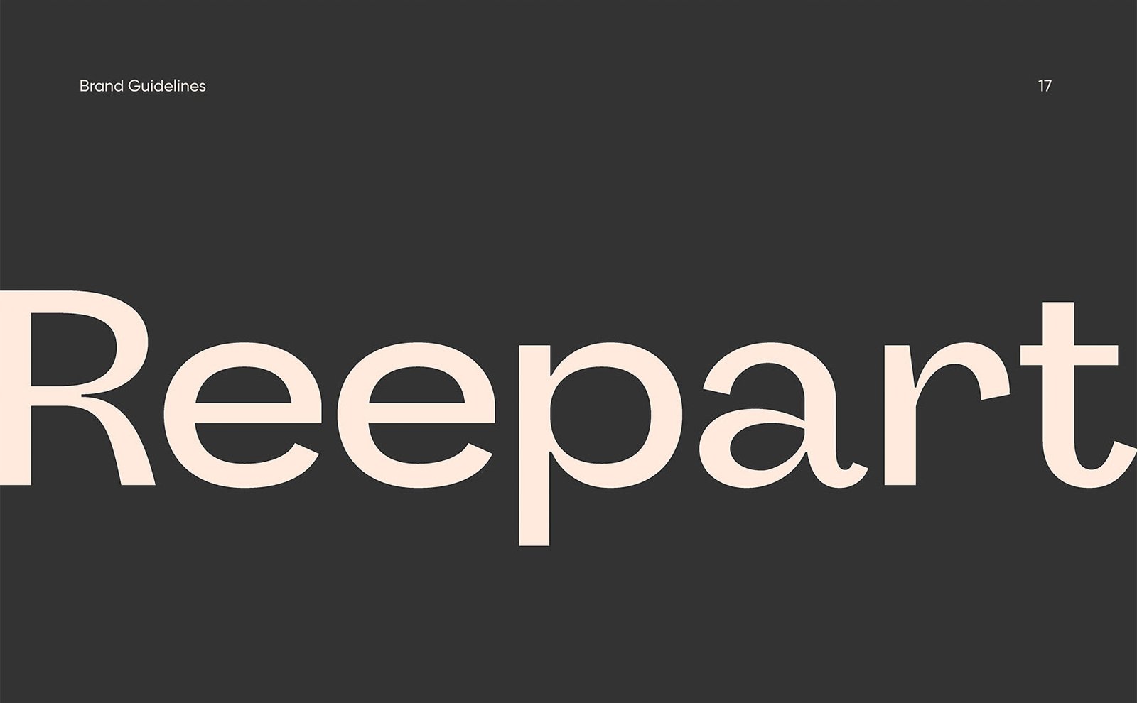 Reepart Brand Guidelines detail – Zahir Abbas