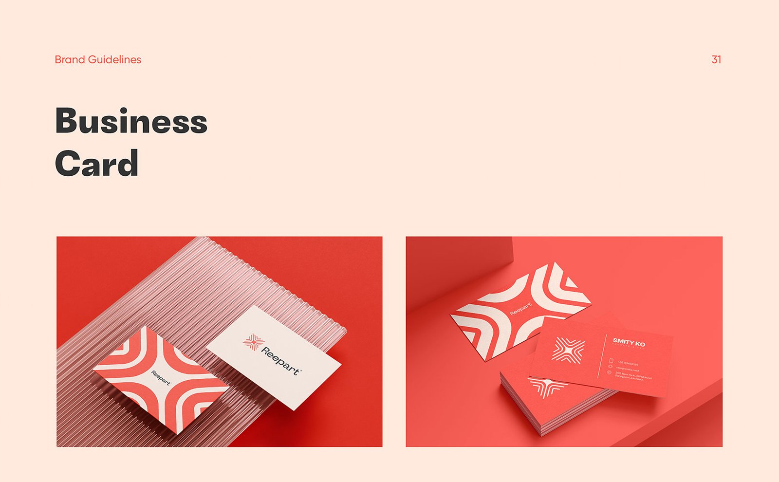 Reepart Brand Guidelines detail – Zahir Abbas